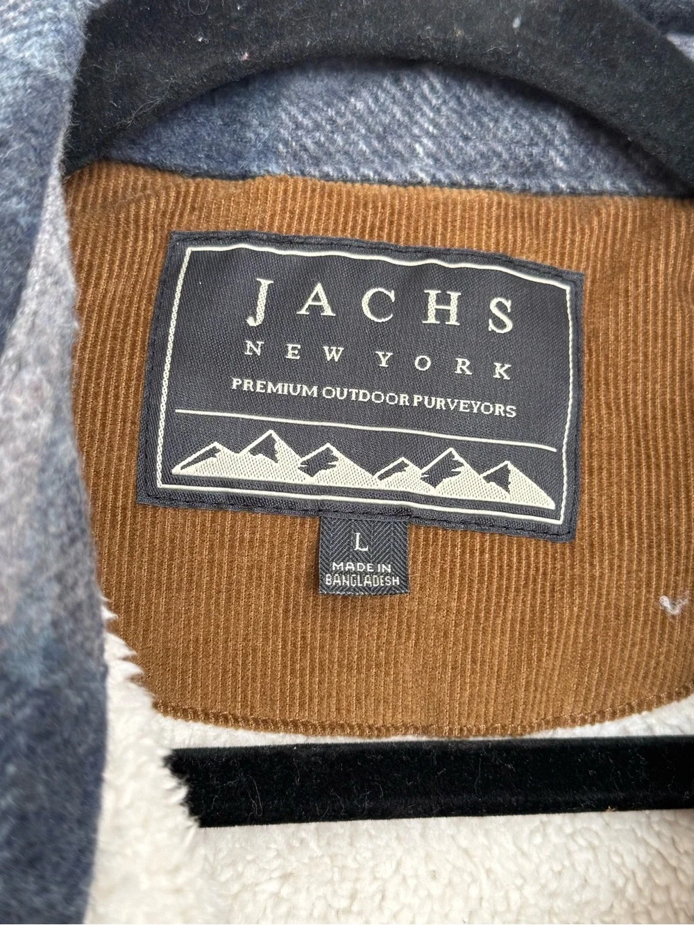 Jachs NY Mens wool blend shirt jacket